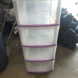 Purple 💜 4 Drawer Organizer 