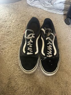 Vans Black Shoes Size 12