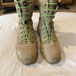 REEBOK 8" RAPID RESPONSE DESERT COMPOSITE-TOE SIDE-ZIP BOOTS RB8894 SIZE 12