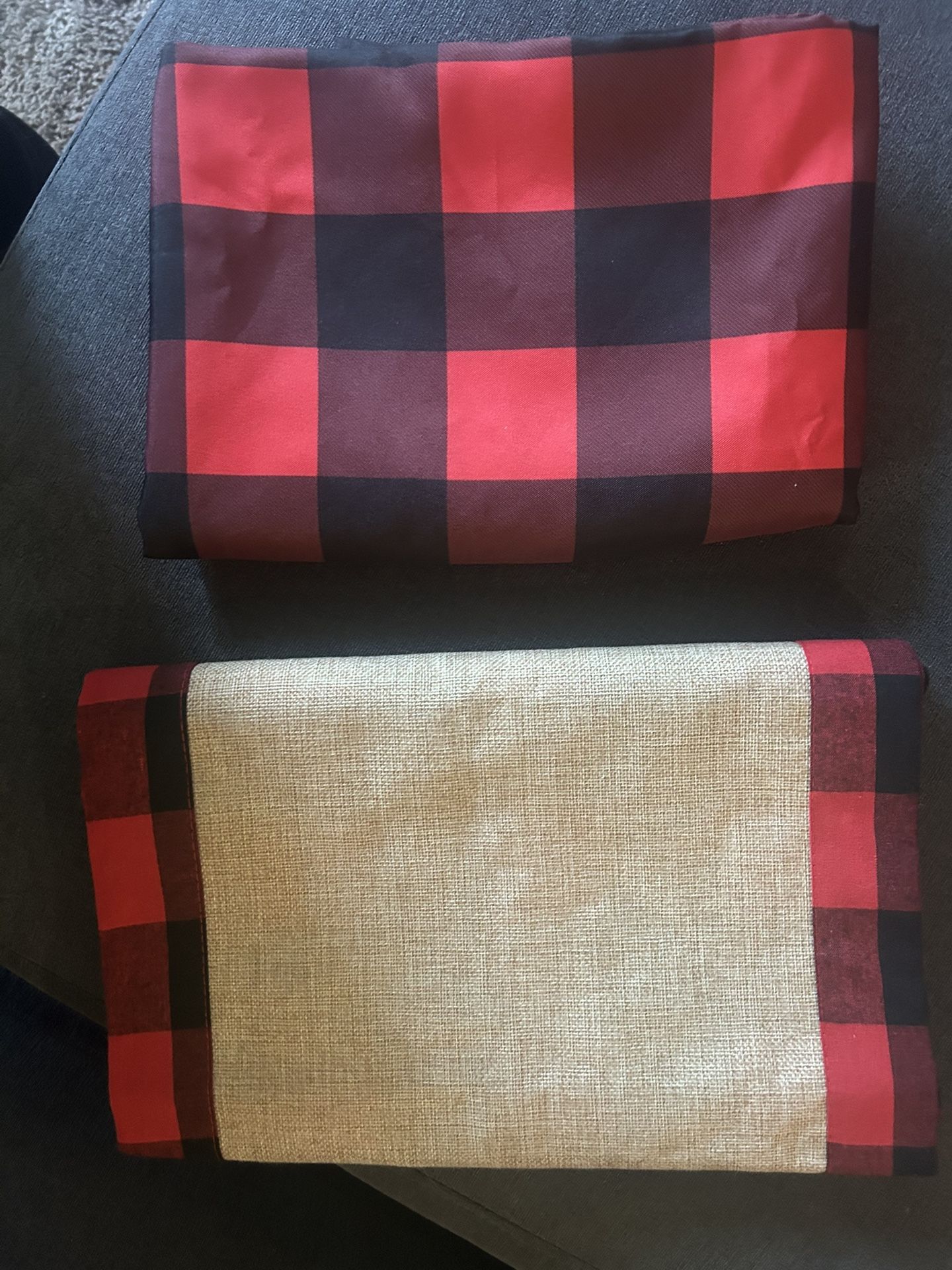 tablecloth and table runner