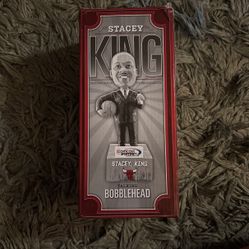 Stacey King talking Bobble head 