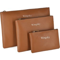 3 Pack Makeup Bag for Purse