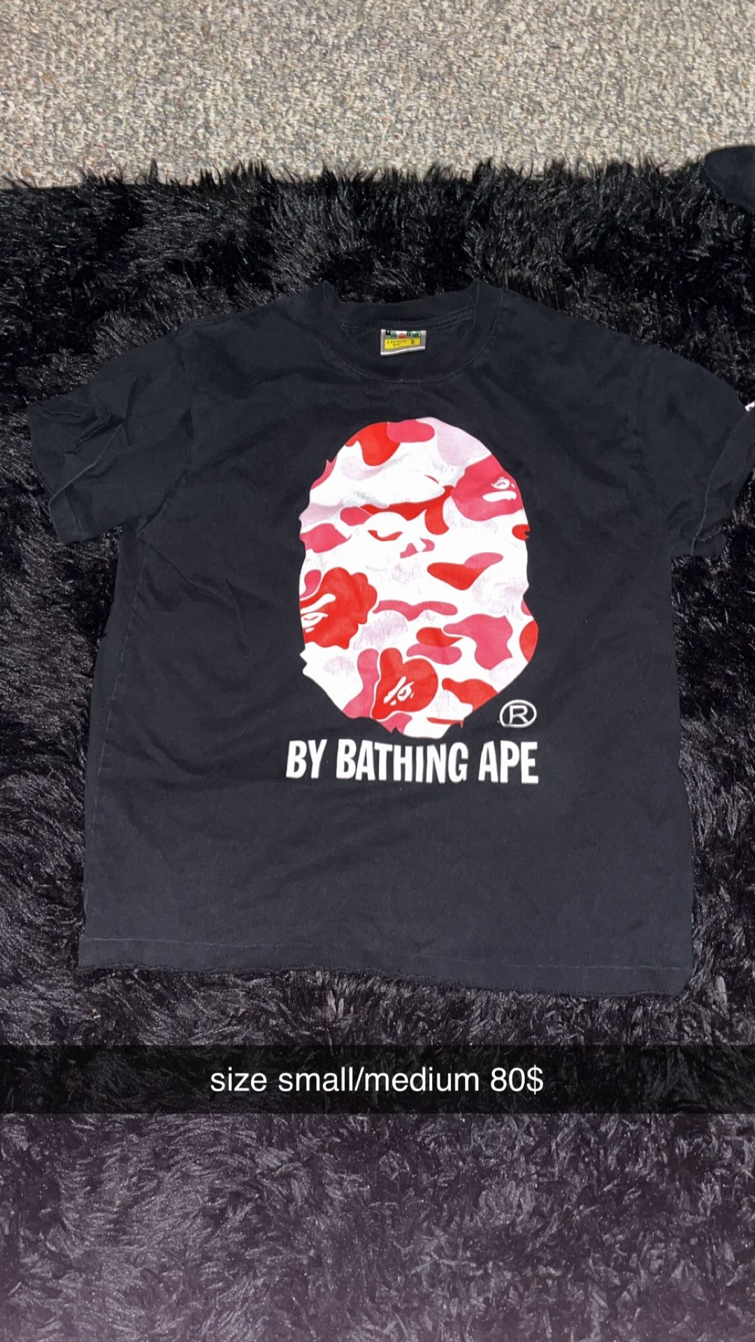 Bape Tee Size Small