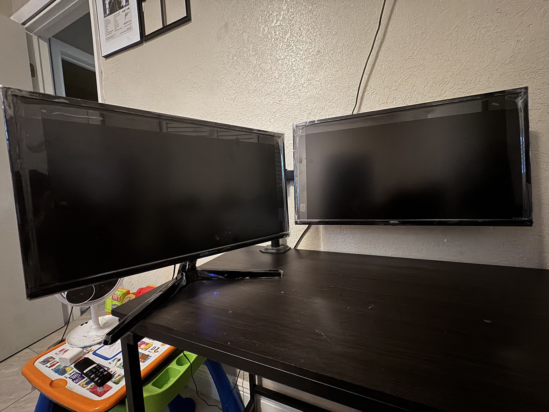 🖥️ Two Onn. 24” FHD (1080p) Monitors