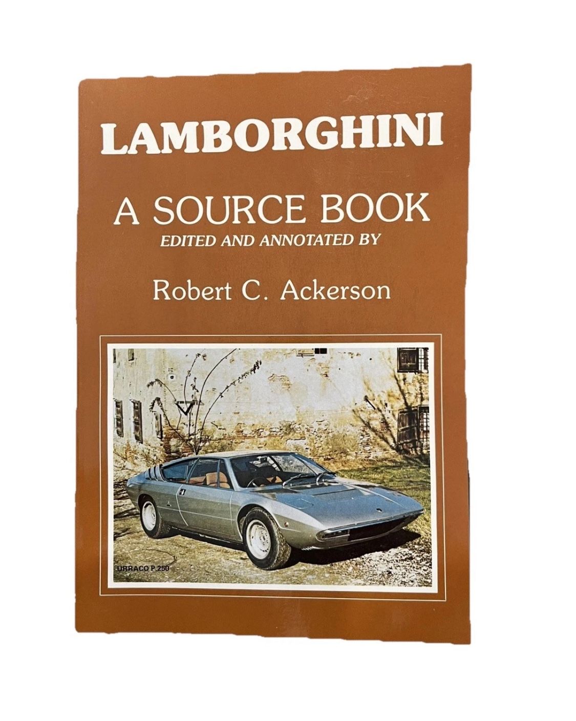 LAMBORGHINI SOURCE BOOK Robert Ackerson Paperback Automobile Car Vintage 80s