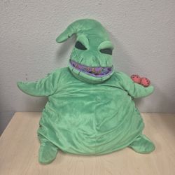 Oogie Boogie plush from The Nightmare Before Christmas. 