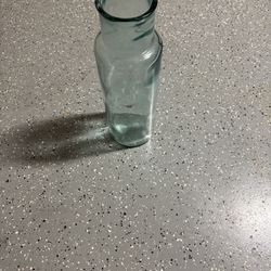 Tall Clear Glass Vase