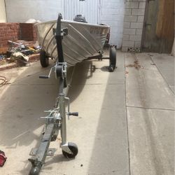 Aluminum Boat With Trailer 