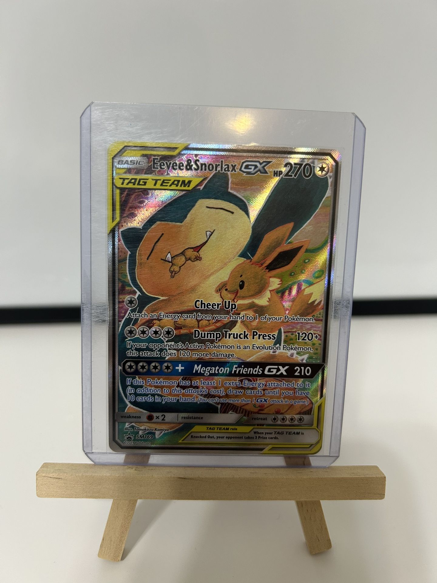 Pokemon TCG Eevee & Snorlax GX Tag Team