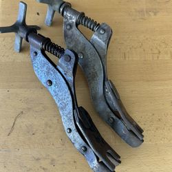 Set Of 2 vintage Sunnen valve spring compressor tool