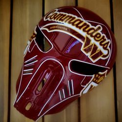 Custom Washington 🏈 Commanders Predator Theme Mask W Strap Great 4 Tailgating>Mancave>🚘>🎮>🏡 Decor>Halloween & More>Shipping 📦Available Nationwide