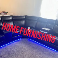 Furniture, Sectional Leather