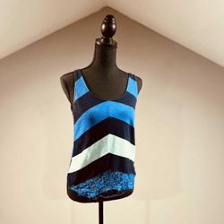 Small Blue Stripe Tank