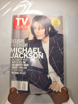 TV Guide Michael Jackson Cover Dec 4-10