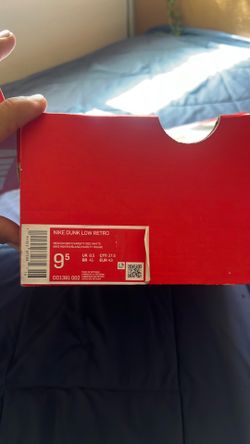 Nike dunk low “UNLV” 9 1/2