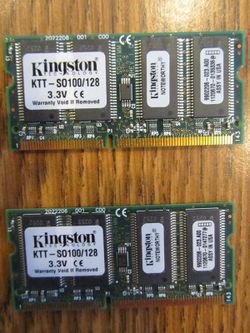 Kingston KTT-SO100/128MB 3.3v Laptop Memory