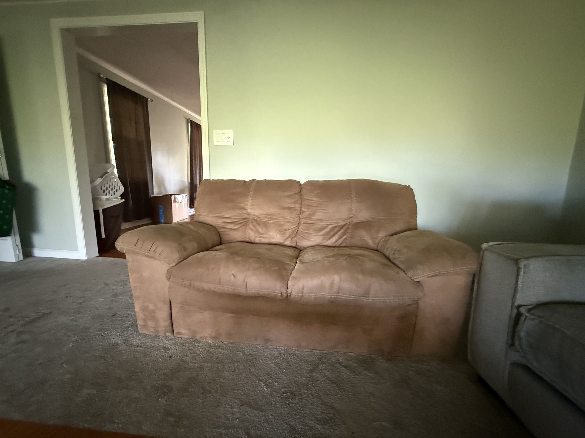 Brown Loveseat