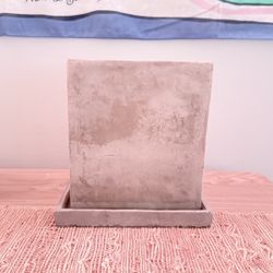 CB2 Concrete Rectangular Plant Pot