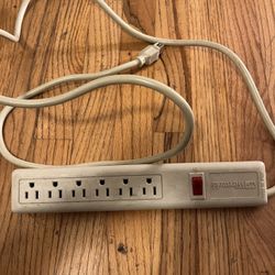 Two Outlet Socket Extenders  With Surge Protector