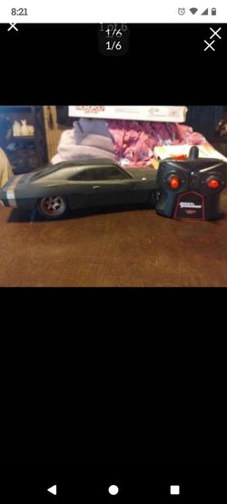 Fast & Furious Dom's 1968 Dodge Charger Widebody RC Radio Control Car (Black