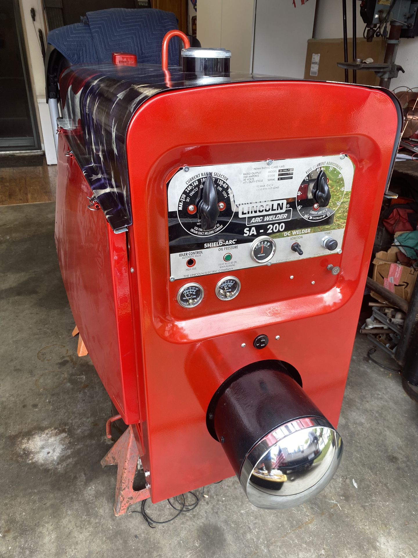 1974 Lincoln Sa 200 Welder W/ Remote Voltage Box