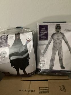 Halloween Costumes Size 12-14 Brand New Illusion Ghoul, Alien