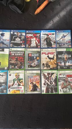 PS4/5 and Xbox360 games