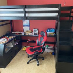 Bunk Bed And Memory Foam Mattress 