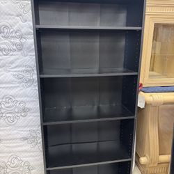 Black Bookcase -  29” x 11” x  71” 