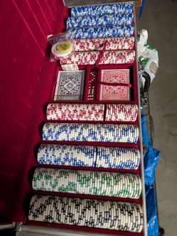 Poker Chip Set in Aluminum Case