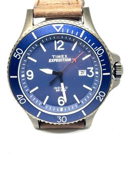 Timex Expedition Indiglo Watch Blue Dial