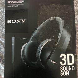 Sony 3D Sound Son Digital Wireless MDR Ds6500