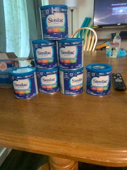 Similac Advance Infant Formula – 7 Cans  90$ or 13 1