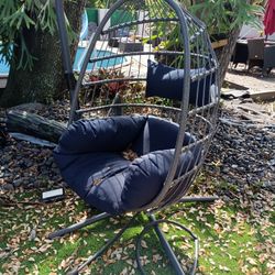 Egg Chair Balcony Or Pool