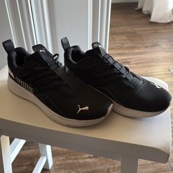 Puma Scorch Runner Mesh Black Women's Running Shoes Size 8.5