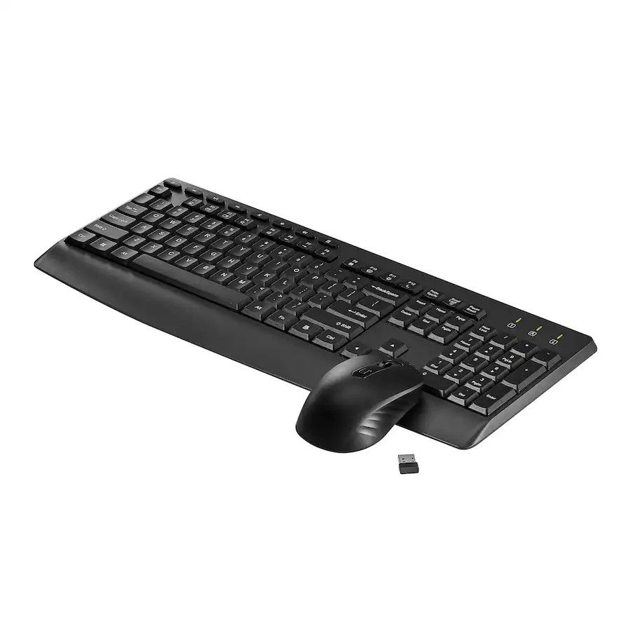 Full-size Wireless Keyboard Mouse Bundle USB Receiver PC Mac Windows Best Buy Laptop macbook Chrome
