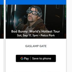 2 Bad Bunny tickets