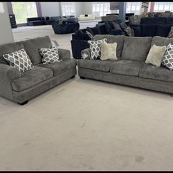 Dorsten Slate Living Room Set ( sectional couch sofa loveseat options