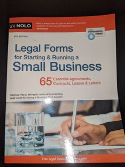 Book: Nolo Legal Forms for Starting a Small Business