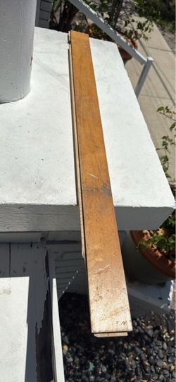 Reclaimed real oak floor remnant