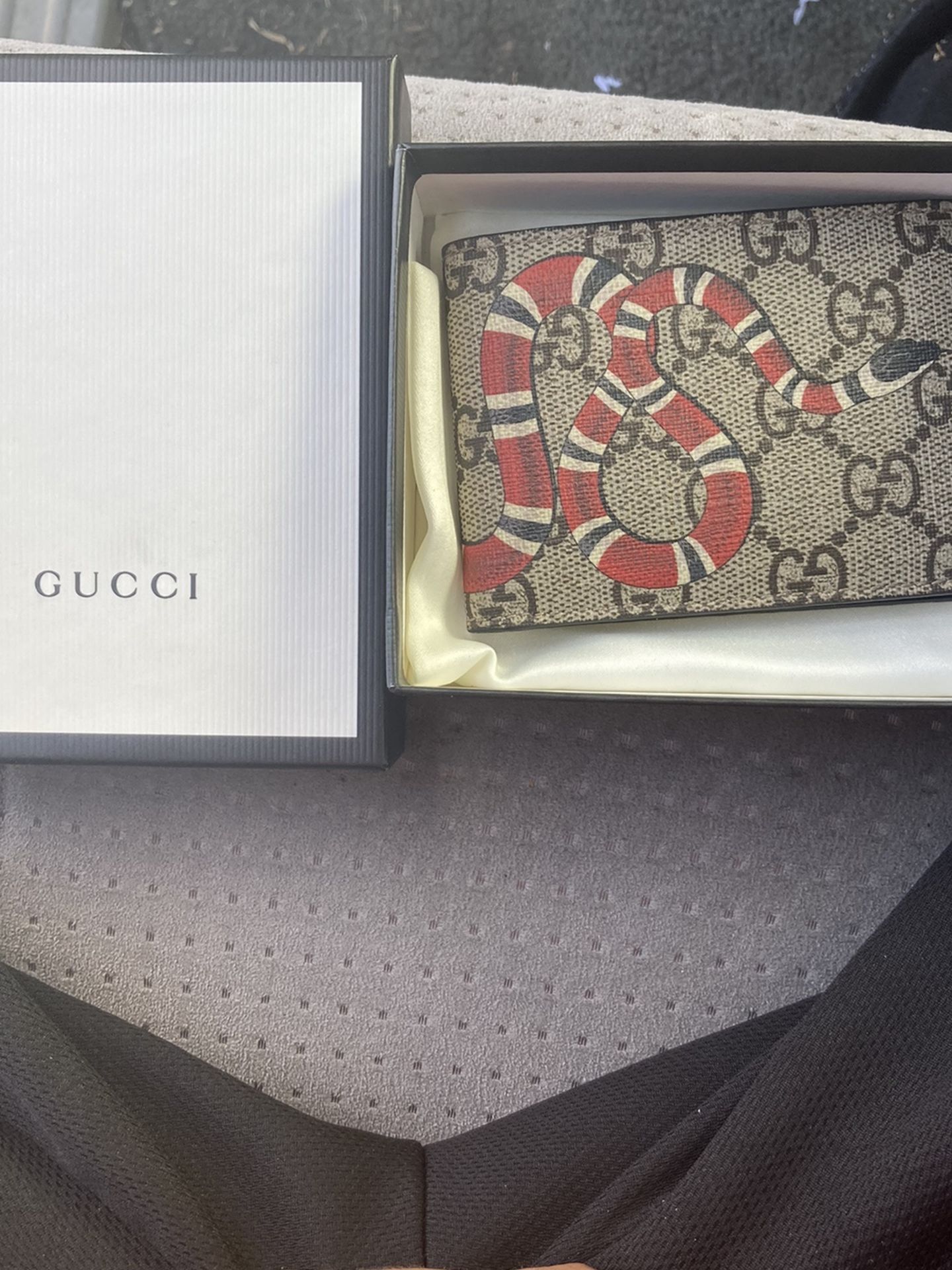 Gucci Snake Print Wallet