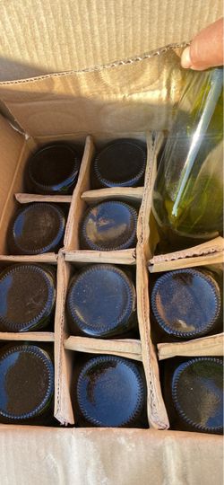 Glass bottles 12/32 oz