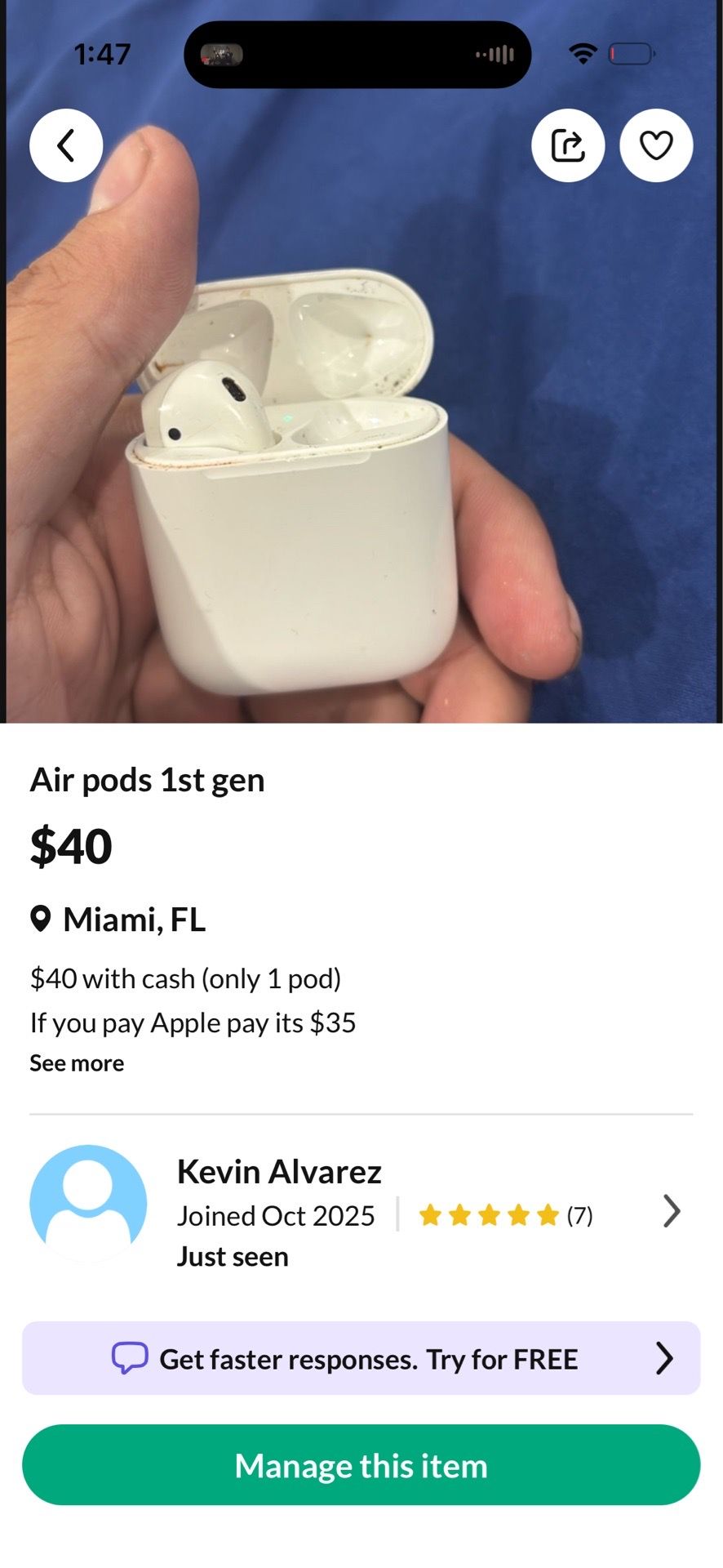 Airpod with case