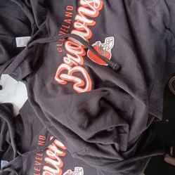 2 Cleveland Browns Pull Over Hoodie 