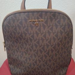 Michael Kors Saffiano Leather Backpack