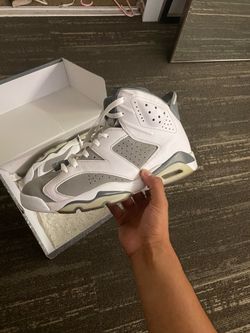 Air Jordan 6 White Cool Grey Sneakers