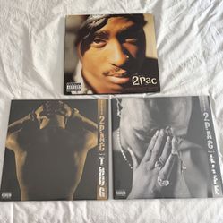 2Pac Greatest Hits + The Best Of 2Pac Part1&2 Thug Life Vinyl Records Albums US Original