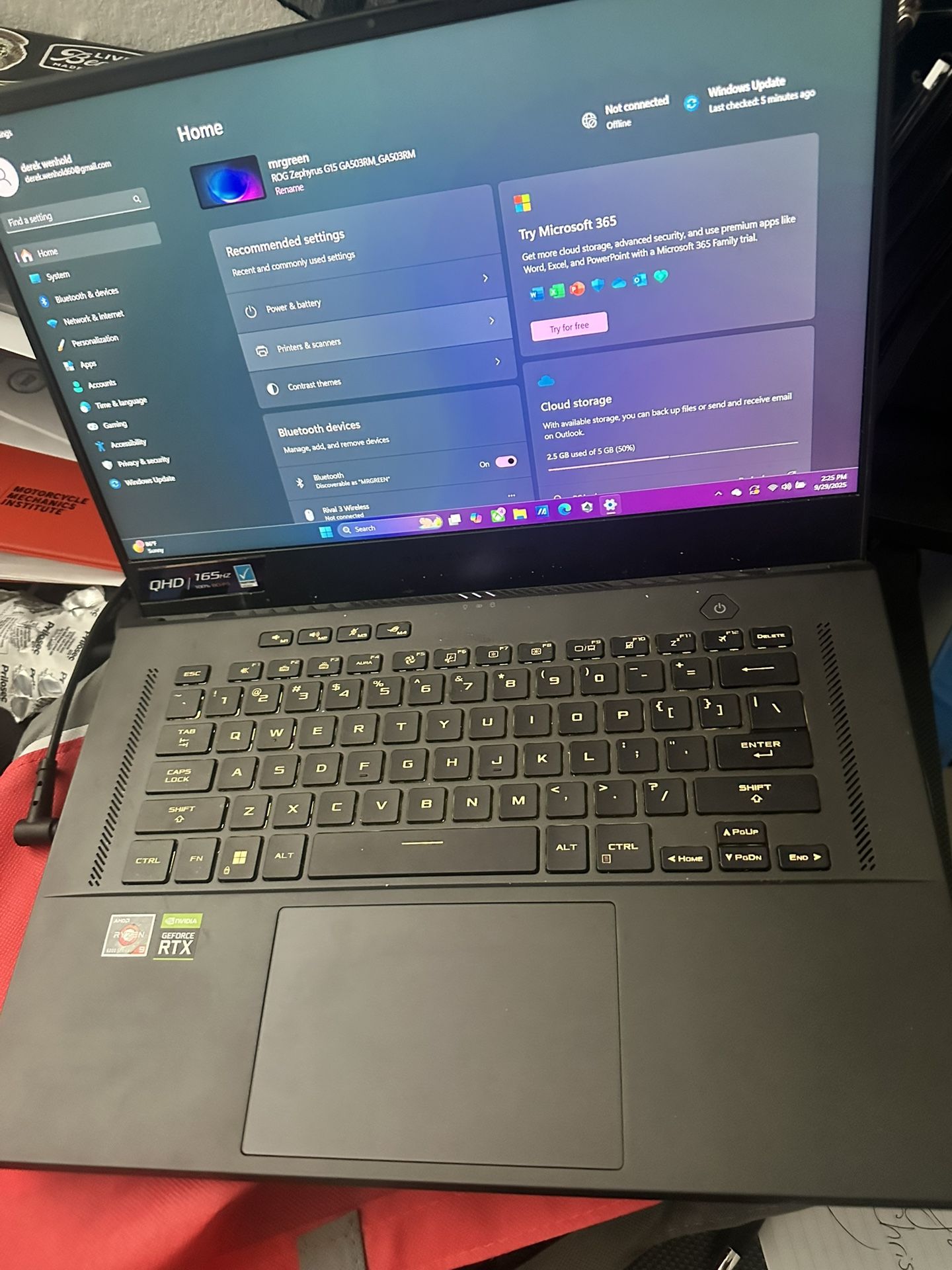 rog zephyrus ga503