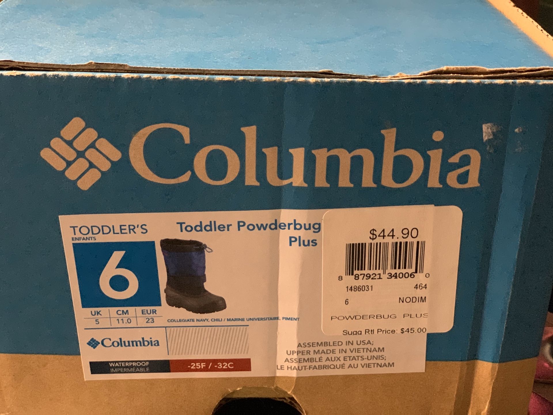 Columbia kids snow boots