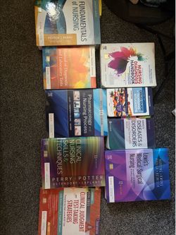 NURSING SCHOOL TEXT BOOK BUNDLE